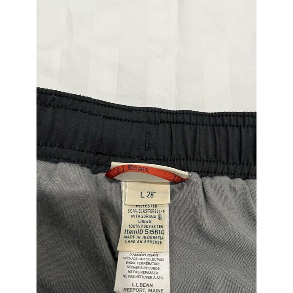 L.L.Bean Multisport Pants Mens Medium Black Quick Dry Performance 28" XXL - Picture 9 of 12